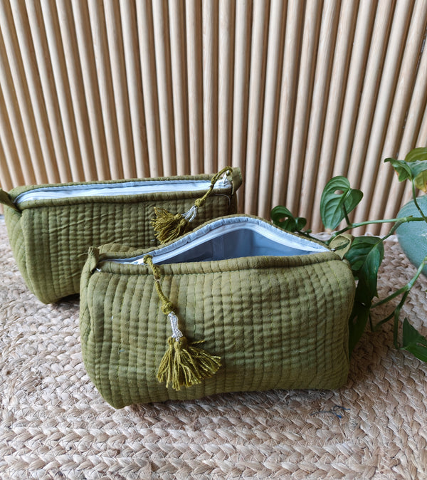 Garden Green Toiletry Pouch (Single Pc)