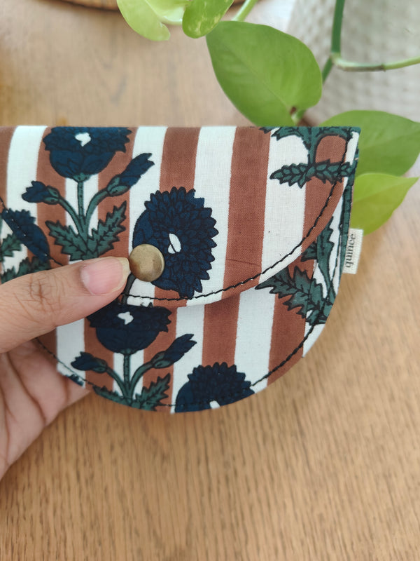 Poppy Brown Mini Wallet