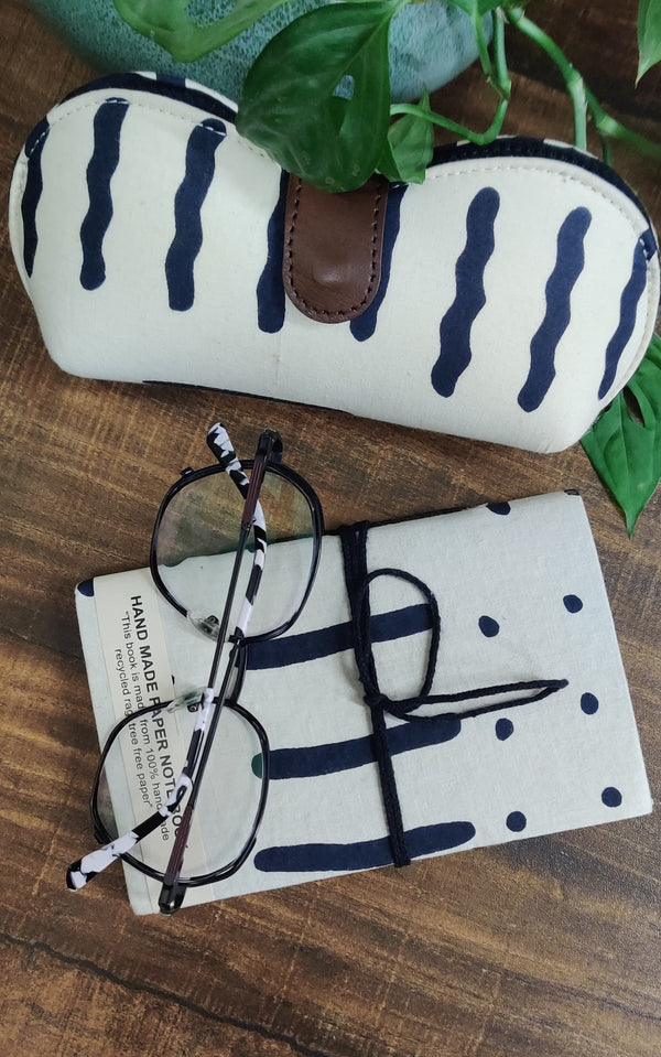 Yin Yang White Journal & Eyewear Combo